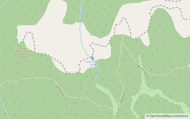 Silver Strand Falls location map