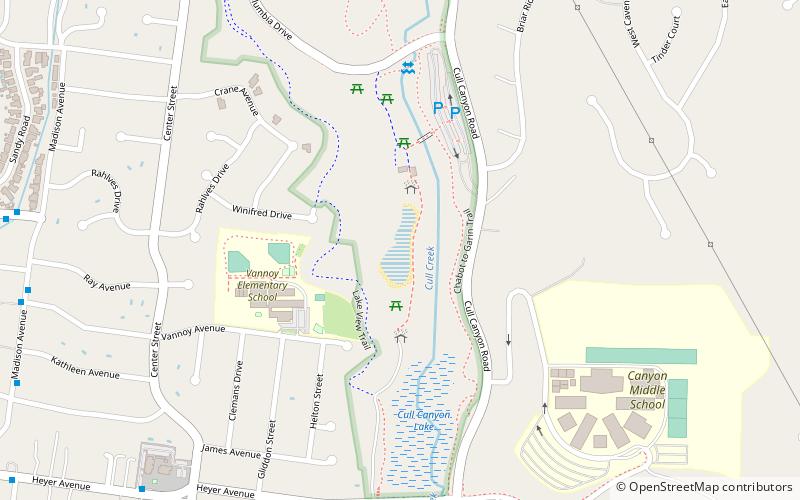 Cull Canyon Regional Recreation Area location map