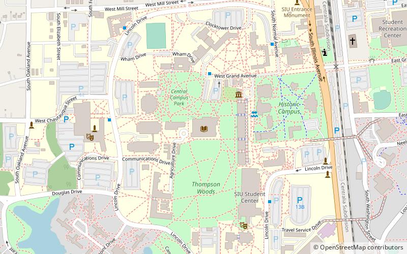 Morris Library location map