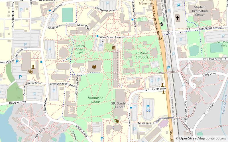 Faner Hall location map