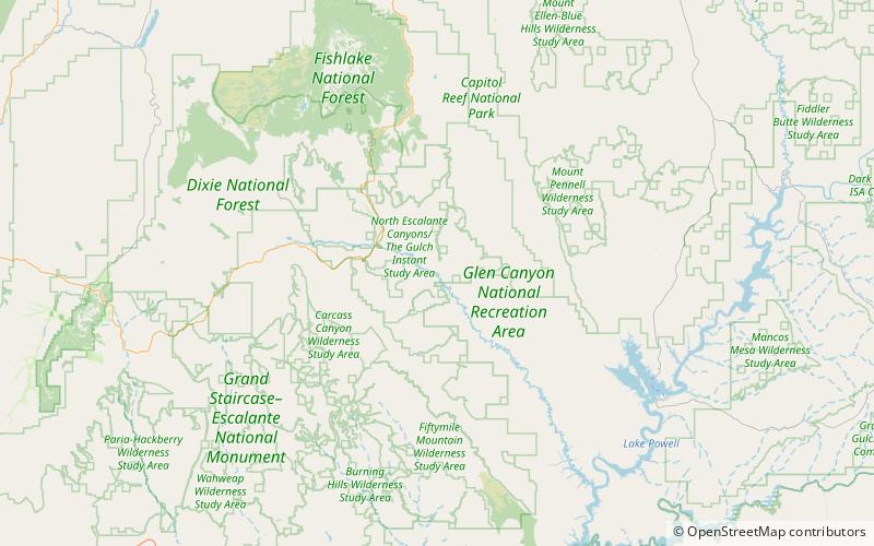 Horse Canyon location map