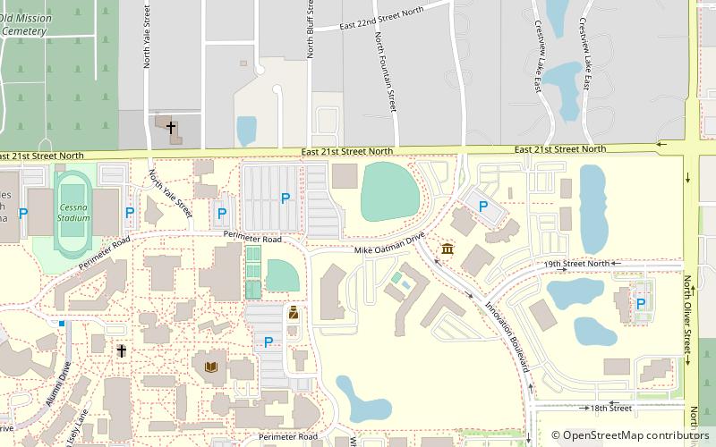 Eck Stadium location map