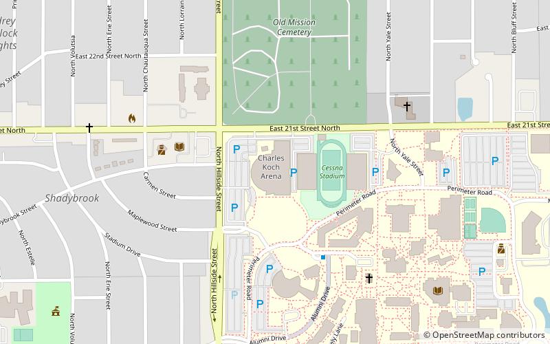 Charles Koch Arena location map