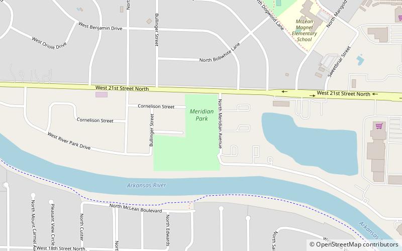 meridian park dog park wichita location map
