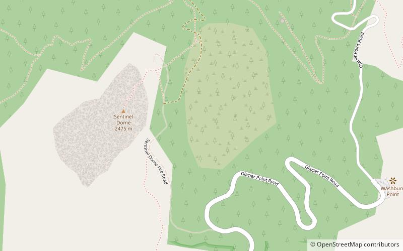 separate reality yosemite national park location map