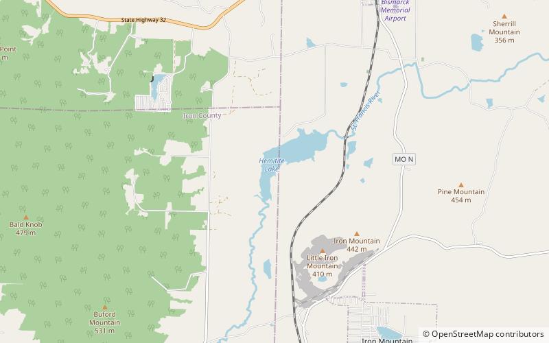 bismarck conservation area location map
