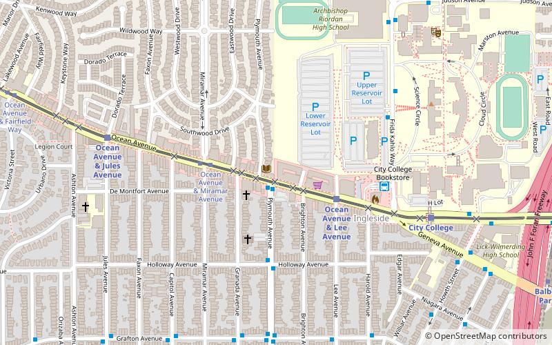 San Francisco Public Library - Ingleside Branch location map