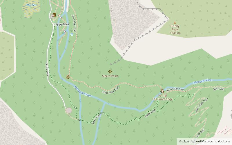 Sierra Point location map