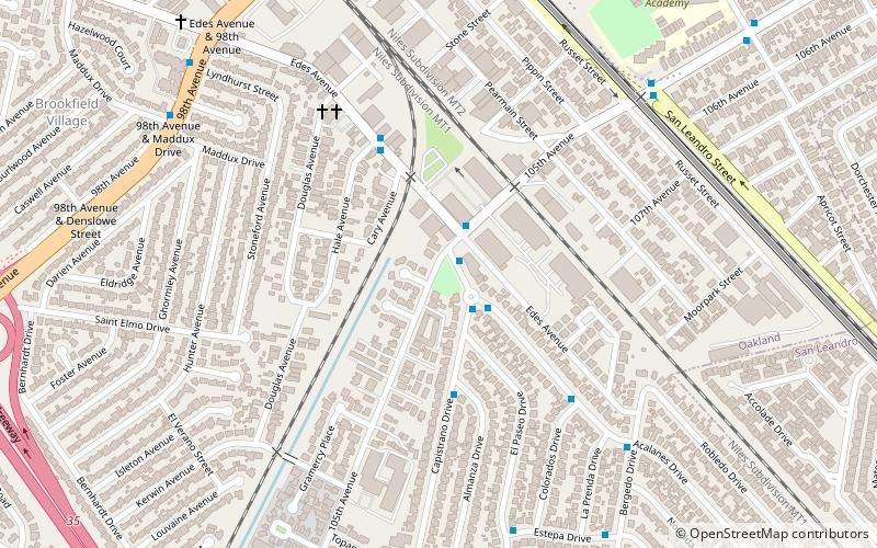 sobrante park oakland location map