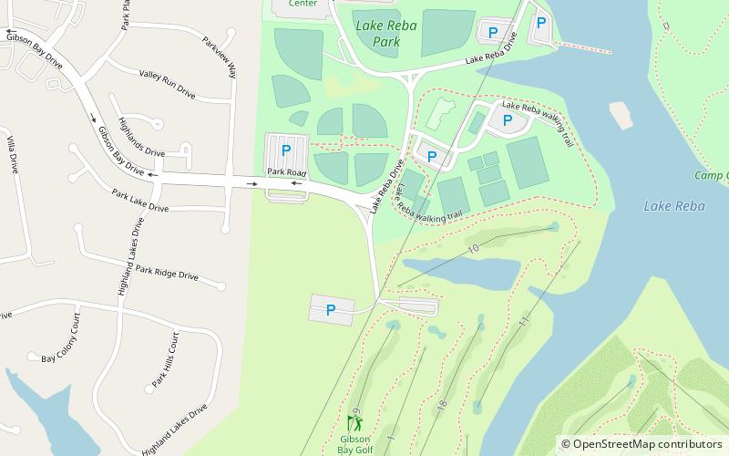 Gibson Bay Golf Course location map