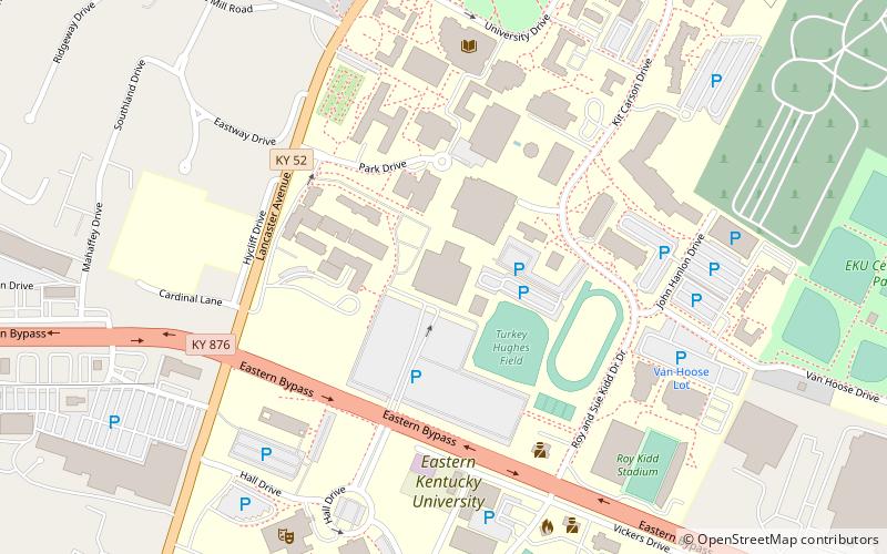 Alumni Coliseum location map