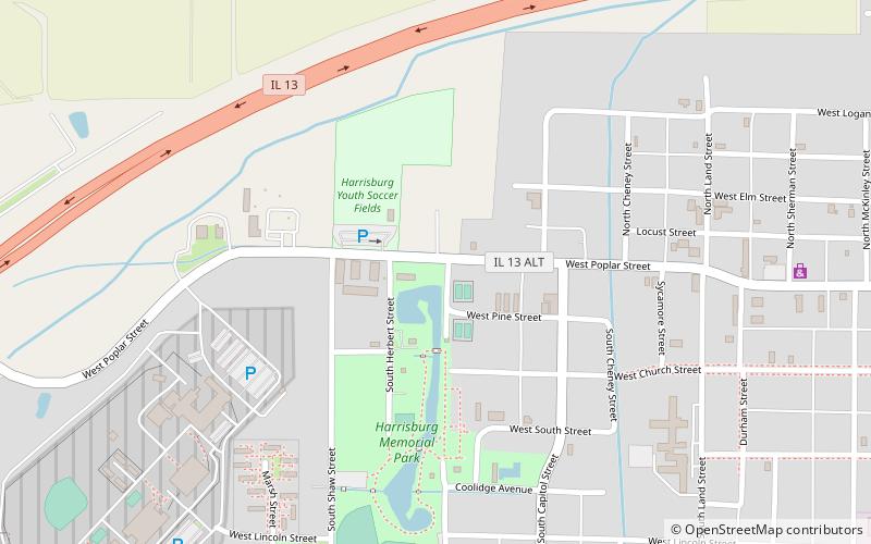 Harrisburg Township Park District location map