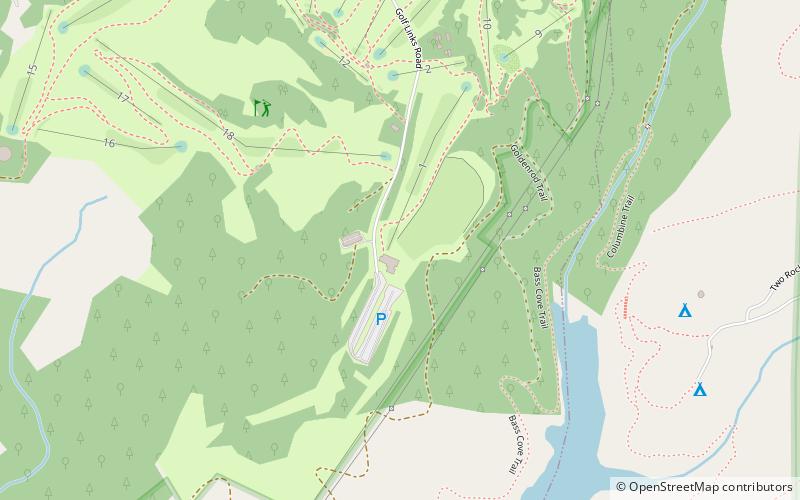Lake Chabot Golf Course location map