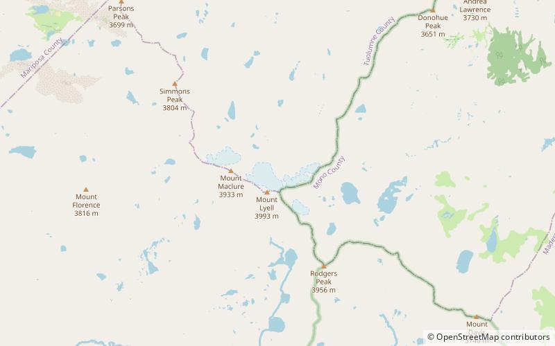 Glacier Lyell location map