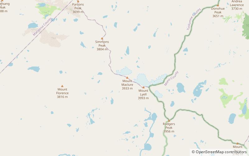 Mount Maclure location map