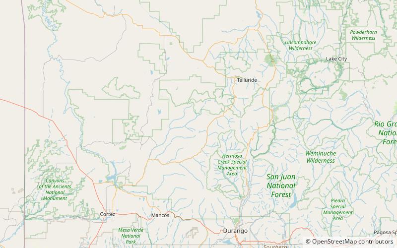 calico national recreation trail bosque nacional de san juan location map