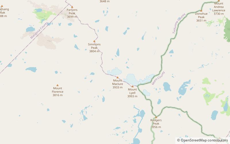 Glacier Maclure location map