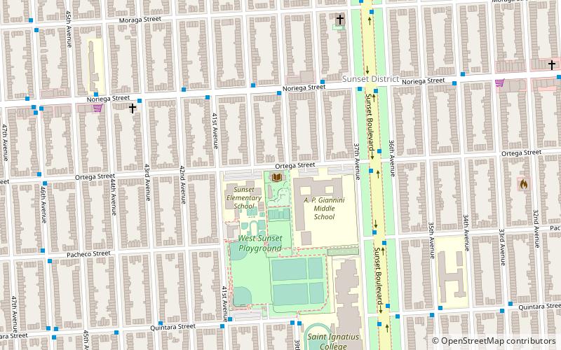 San Francisco Public Library - Ortega Branch location map