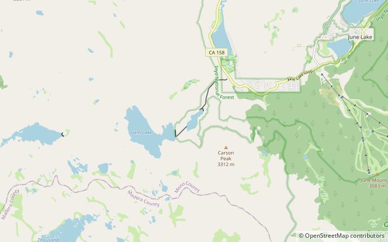 Agnew Lake location map