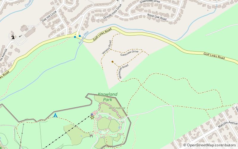 Joseph Knowland State Arboretum and Park location map