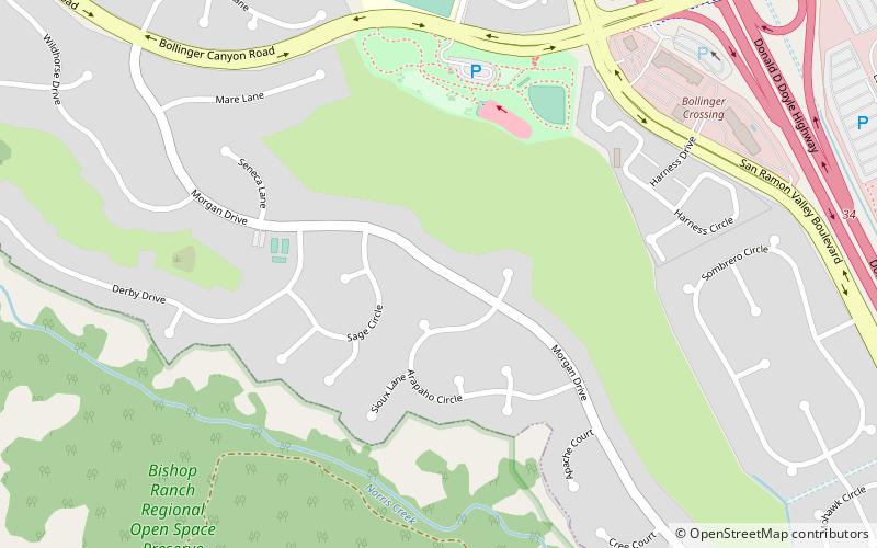 bishop ranch regional preserve san ramon location map