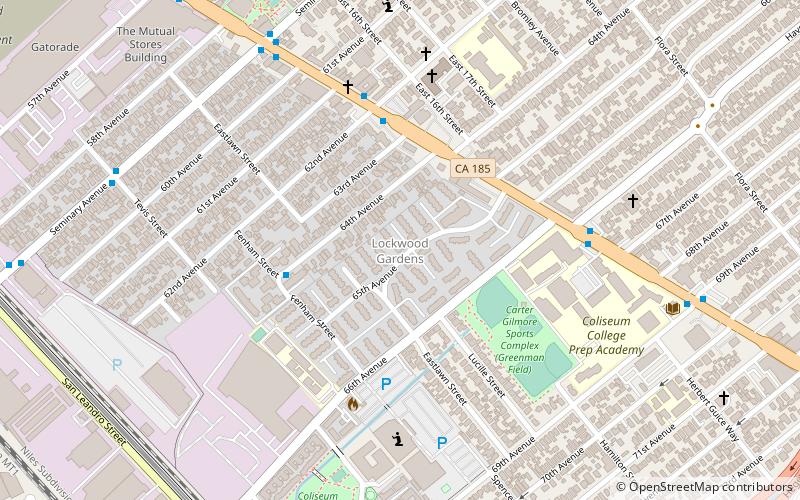 Lockwood Gardens location map