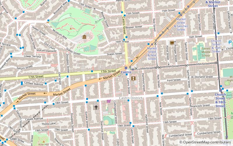 Harvey Milk Plaza location map