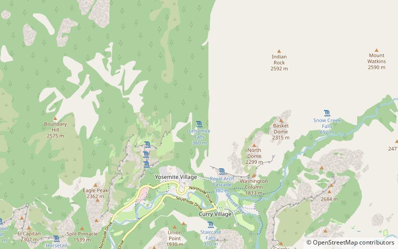 Lehamite Falls location map