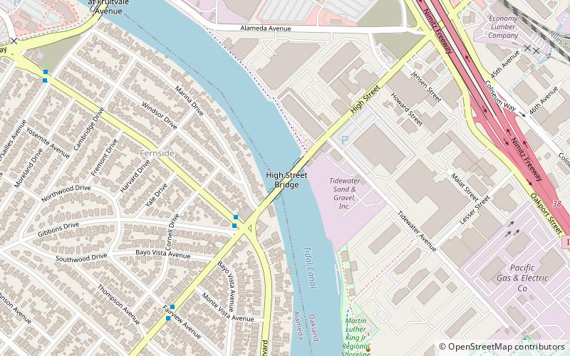 High Street Bridge location map