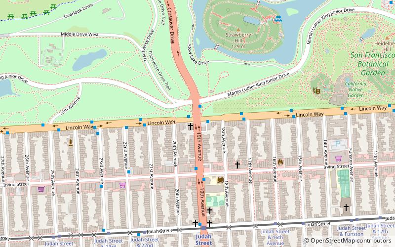 19th avenue san francisco location map