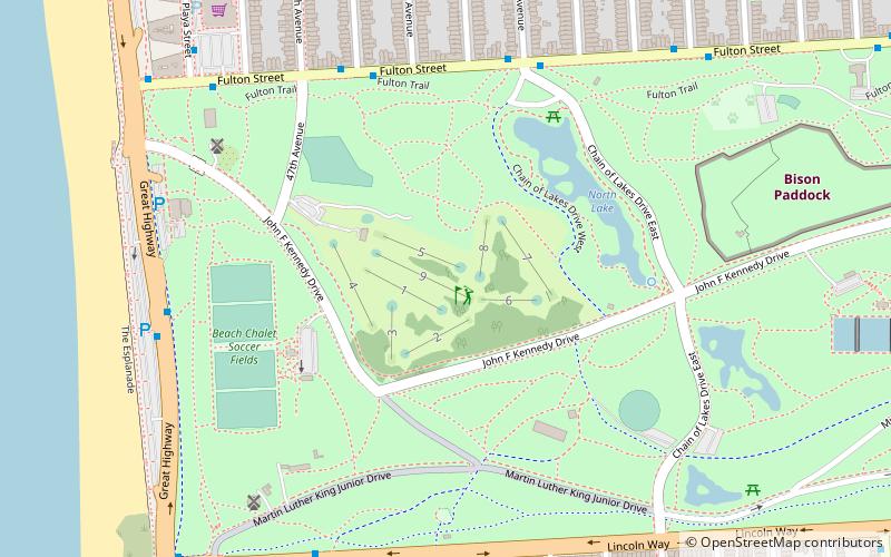 Golden Gate Park Golf Course location map