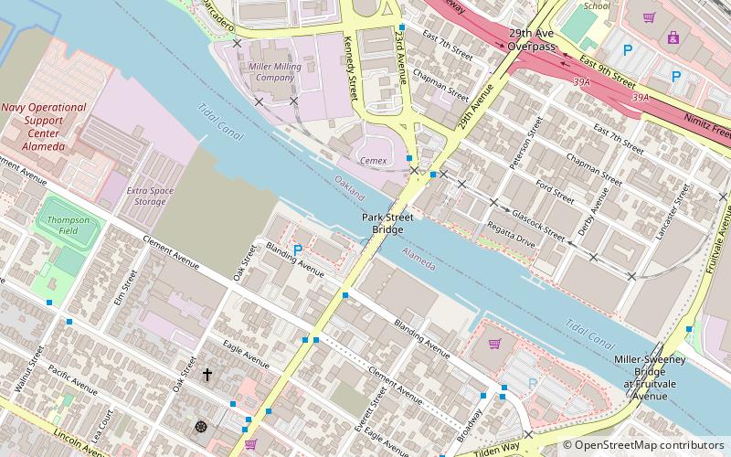 Park Street Bridge location map