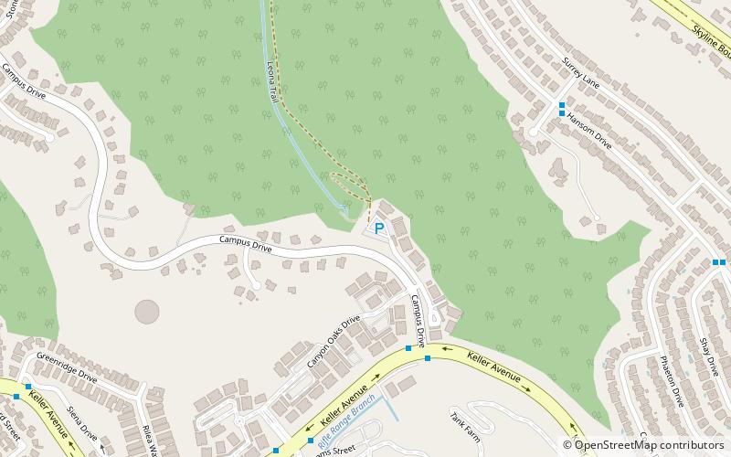 Leona Canyon Regional Open Space Preserve location map