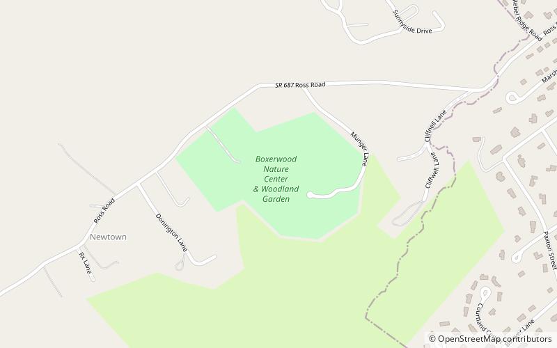 Boxerwood Gardens location map