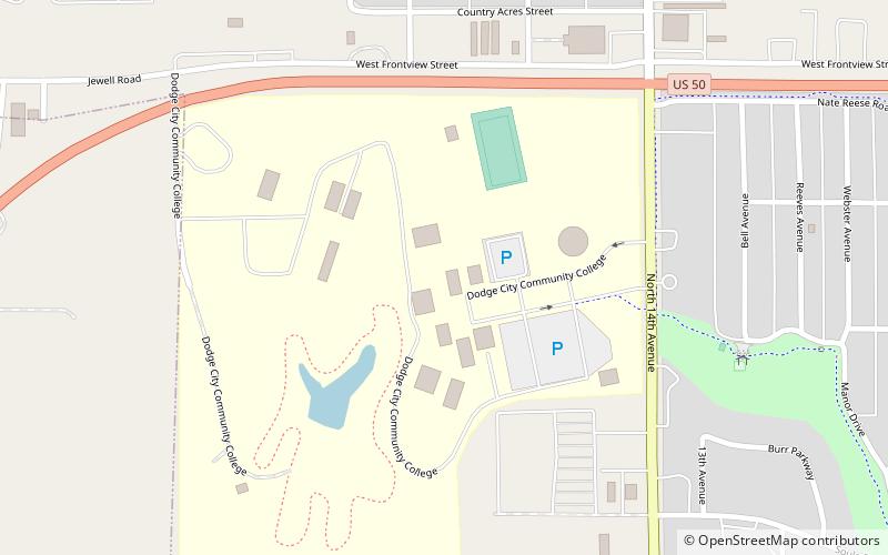 Dodge City Community College location map