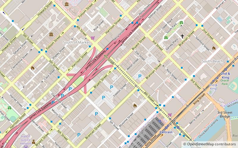 Trocadero Transfer location map