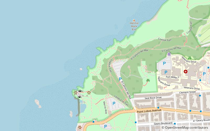 USS San Francisco Memorial location map