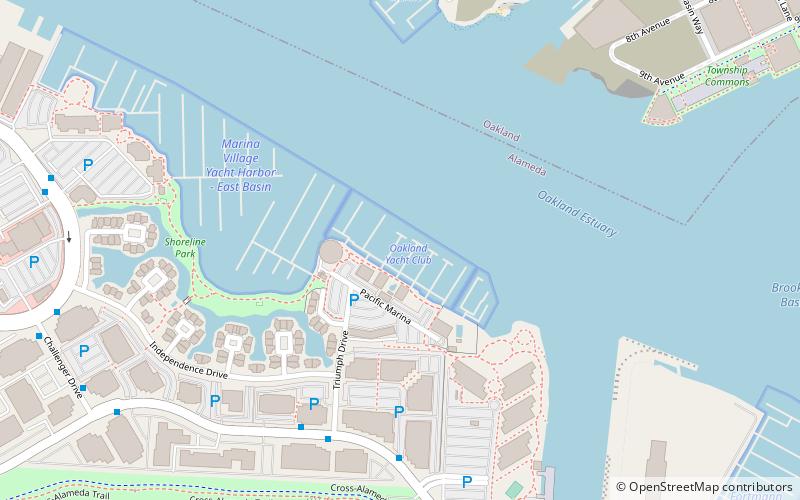 Oakland Yacht Club location map