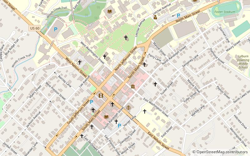 Alexander–Withrow House location map