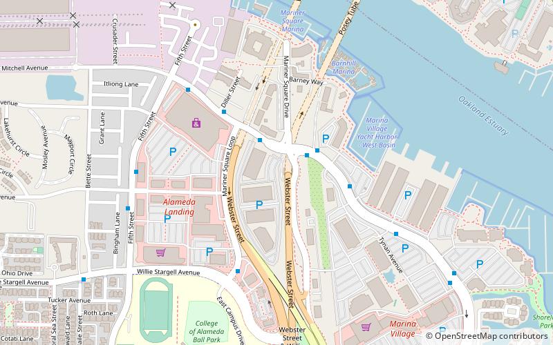 Posey and Webster Street tubes location map