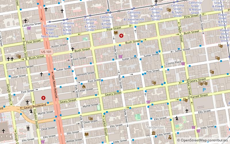 Hyde Street location map