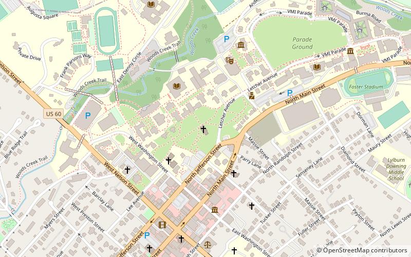 University Chapel location map
