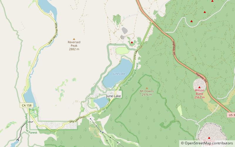 June Lake location map