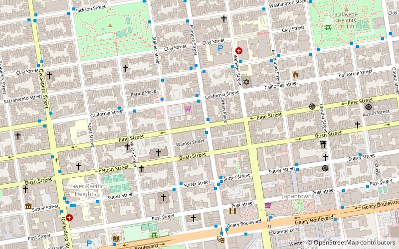 Fillmore Street location map