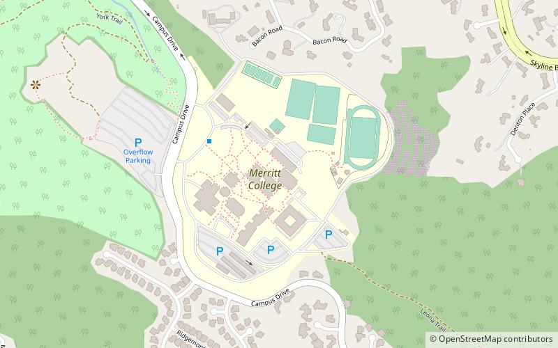 Merritt College location map