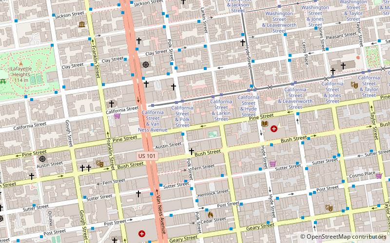Polk Street location map