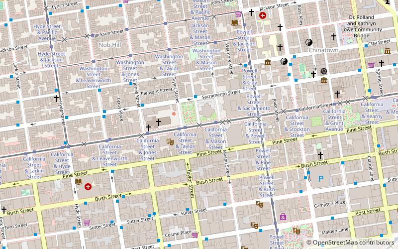 California Street location map