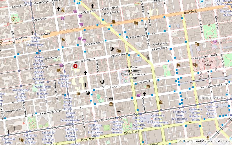 Robert Louis Stevenson Memorial location map