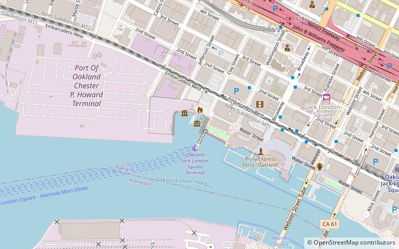 USS Potomac location map