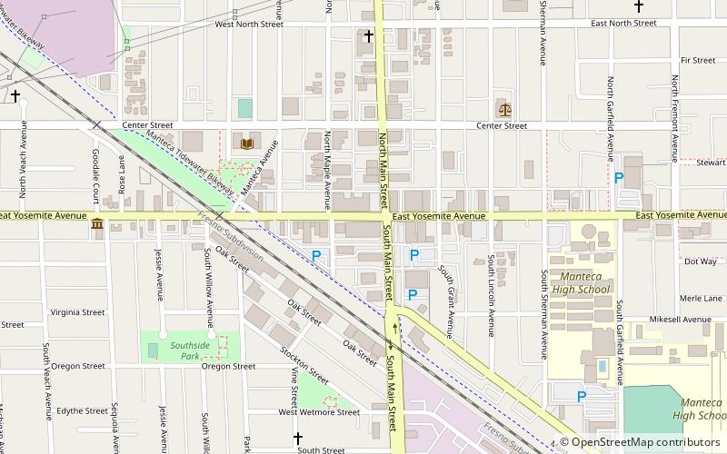 Manteca location map